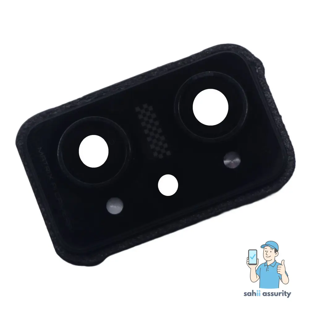 Camera Lens Glass with Frame for Realme GT 2 Black